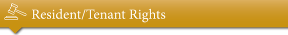 Resident/Tenant Rights