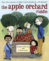 Book cover of The Apple Orchard Riddle by Margaret McNamara.