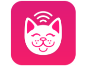 Parking Kitty logo pink