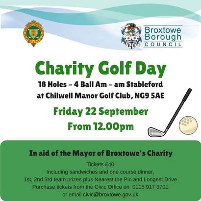 golf day 2017 poster