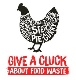 Give a cluck food waste chicken
