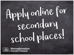 Apply online for secondary school places
