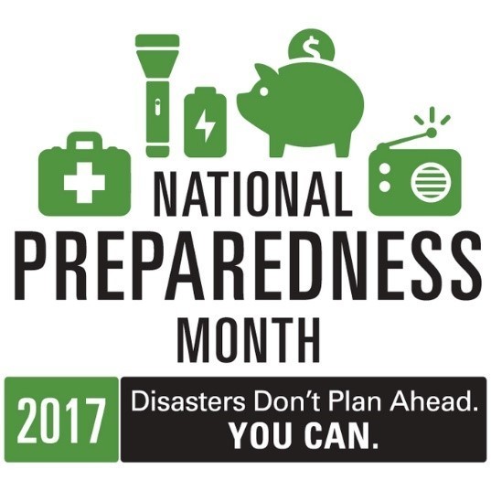 National Preparedness Month 2017 logo.
