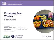 Processing Rule webinar