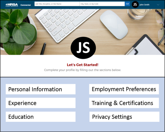 Profile - Let's Get Started