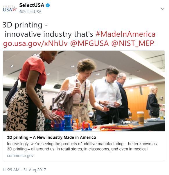 3D printing -  innovative industry that's #MadeInAmerica http://go.usa.gov/xNhUv