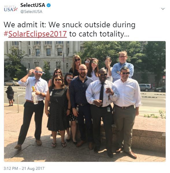 We admit it: We snuck outside during #SolarEclipse2017 to catch totality...