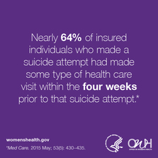 Pullout quote from CDC study on rates of suicide.