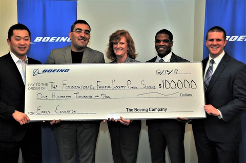 Check presentation from Boeing to the Foundation and FCPS