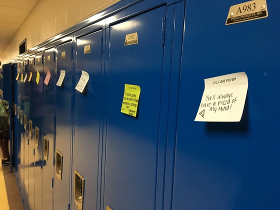 Lockers for PS I Love You Day
