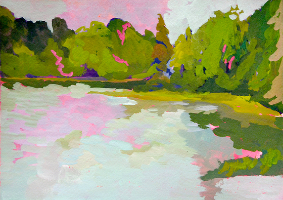 Burke Lake Painting