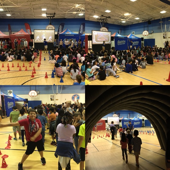 Pep Rally Kickoff for Fun Run