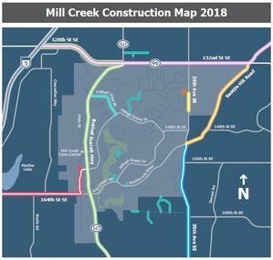 Mill Creek Construction Map