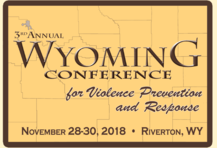 Logo for Wyoming anti-violence conference